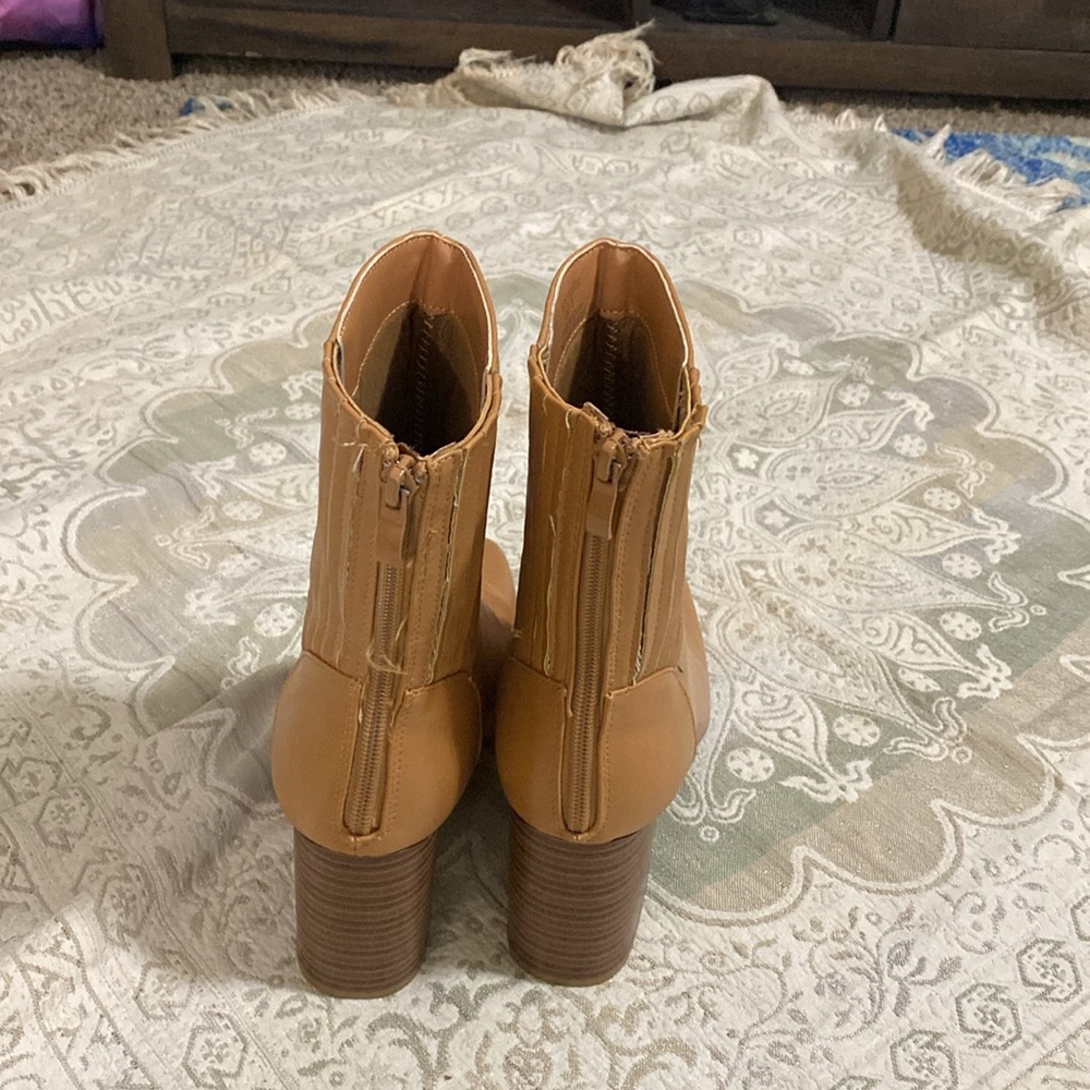 Tan Booties - Picture 7 of 10